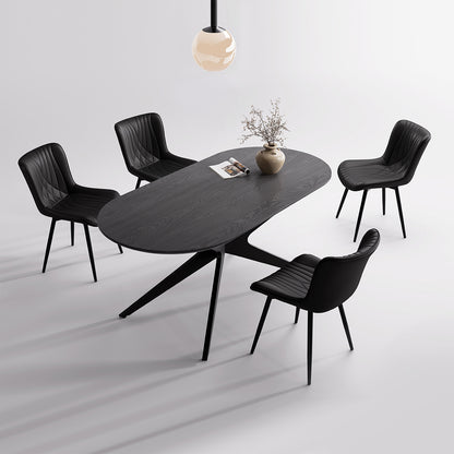 Kidol & Shellder Oval Wood Dining Table DTOG042-2