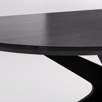 Kidol & Shellder Oval Wood Dining Table DTOG042-2