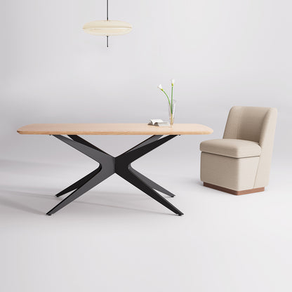 Kidol & Shellder Rectangle Wood Dining Table DTOG042