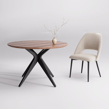 Kidol & Shellder Round Wood Dining Table DTOG058-1
