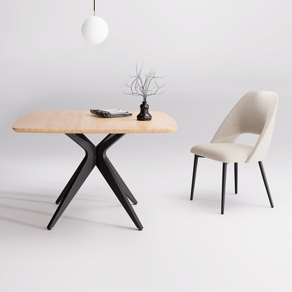 Kidol & Shellder Square Wood Dining Table DTOG058