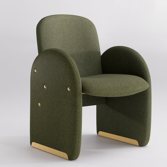 Kidol & Shellder Barrel Armchair Modular Dining Chairs