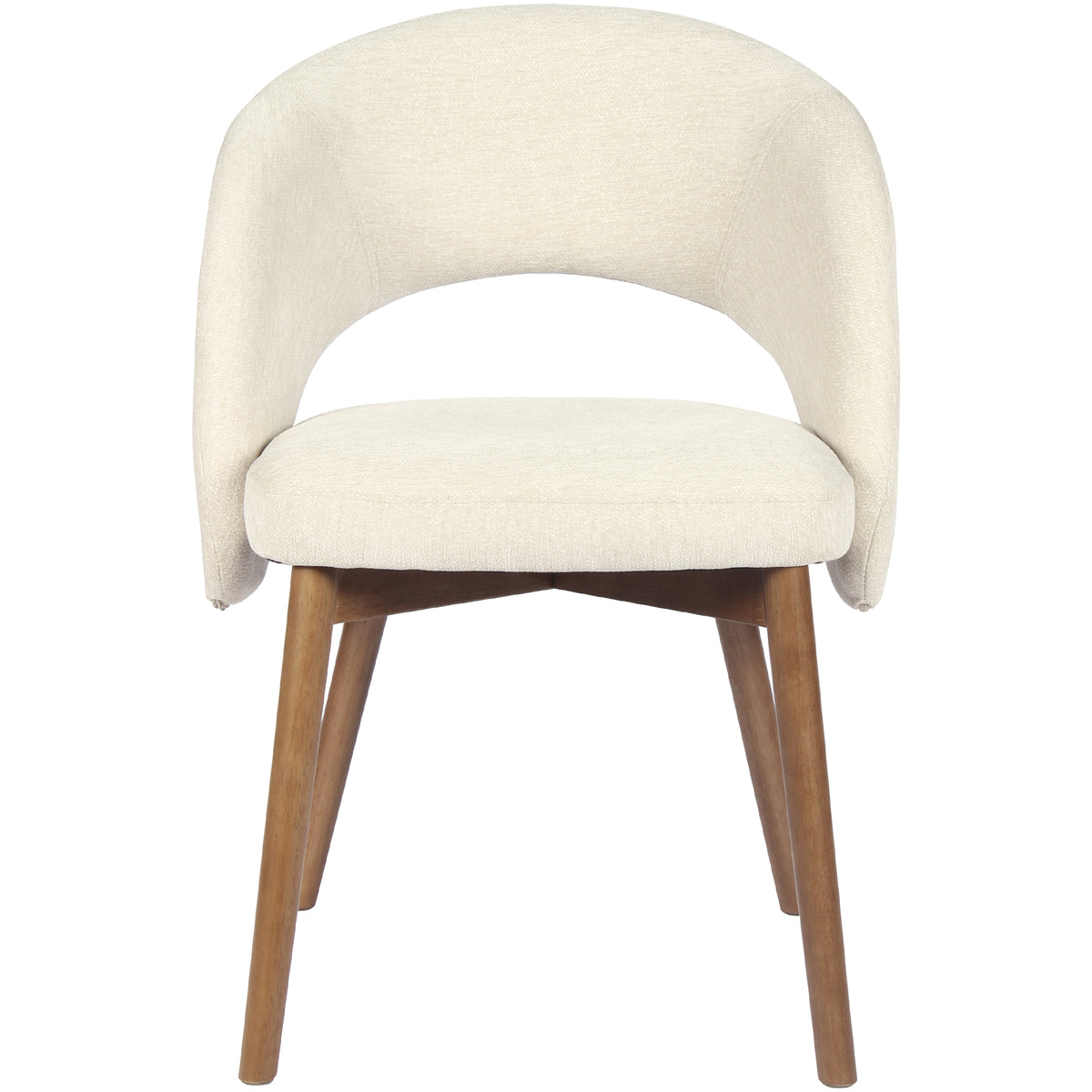 Kidol & Shellder Upholstered Dining Chairs Set of 2 with Wraparound Backrest
