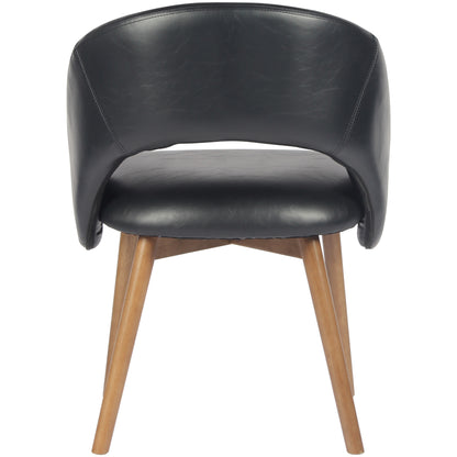 Kidol & Shellder Upholstered Dining Chairs Set of 2 with Wraparound Backrest