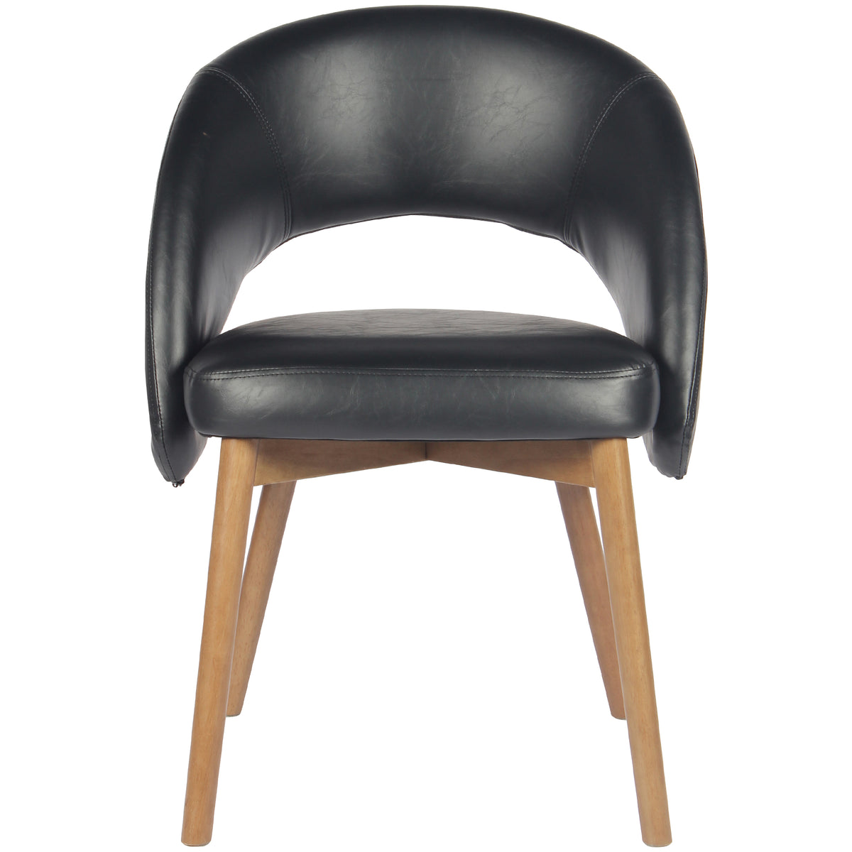 Kidol & Shellder Upholstered Dining Chairs Set of 2 with Wraparound Backrest