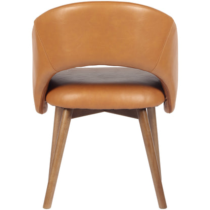 Kidol & Shellder Upholstered Dining Chairs Set of 2 with Wraparound Backrest