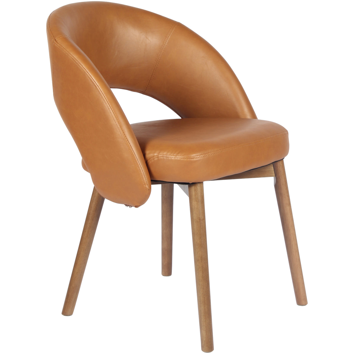 Kidol & Shellder Upholstered Dining Chairs Set of 2 with Wraparound Backrest